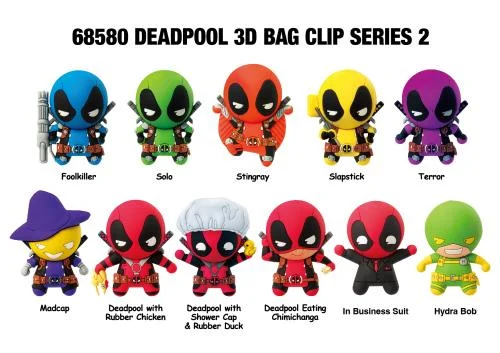 Deadpool - Marvel - Llavero de Espuma 3D (Sorpresa Individual) 💥