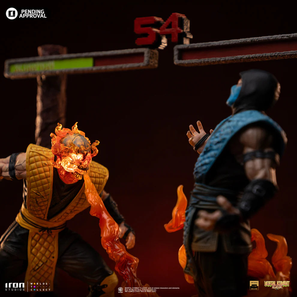 Scorpion vs Sub-Zero - MORTAL KOMBAT - Art Scale 1/10 - Iron Studios