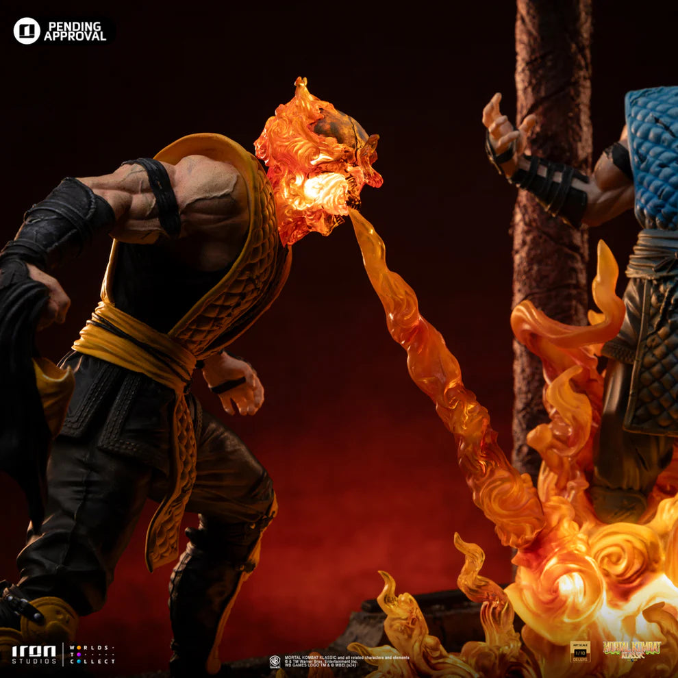 Scorpion vs Sub-Zero - MORTAL KOMBAT - Art Scale 1/10 - Iron Studios