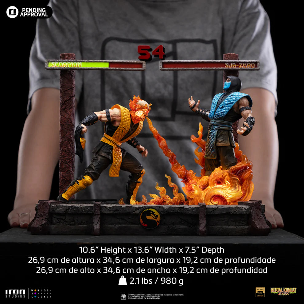 Scorpion vs Sub-Zero - MORTAL KOMBAT - Art Scale 1/10 - Iron Studios