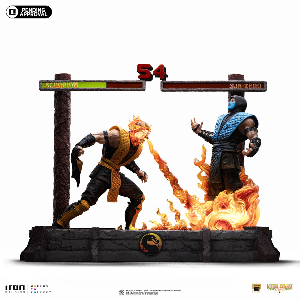 Scorpion vs Sub-Zero - MORTAL KOMBAT - Art Scale 1/10 - Iron Studios