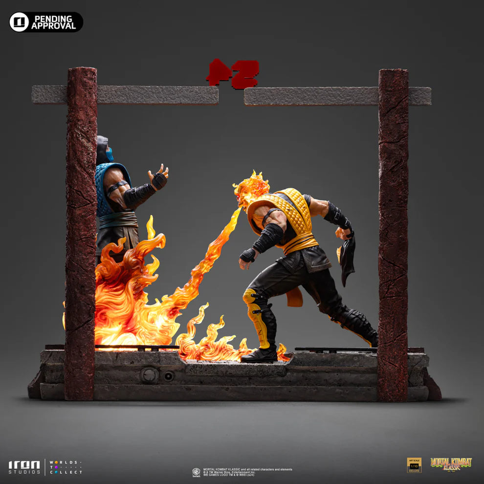 Scorpion vs Sub-Zero - MORTAL KOMBAT - Art Scale 1/10 - Iron Studios