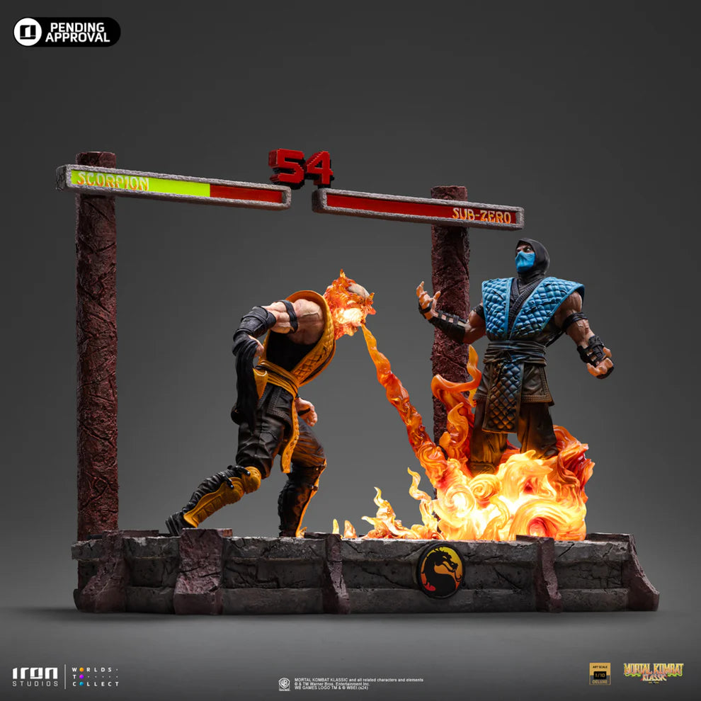 Scorpion vs Sub-Zero - MORTAL KOMBAT - Art Scale 1/10 - Iron Studios