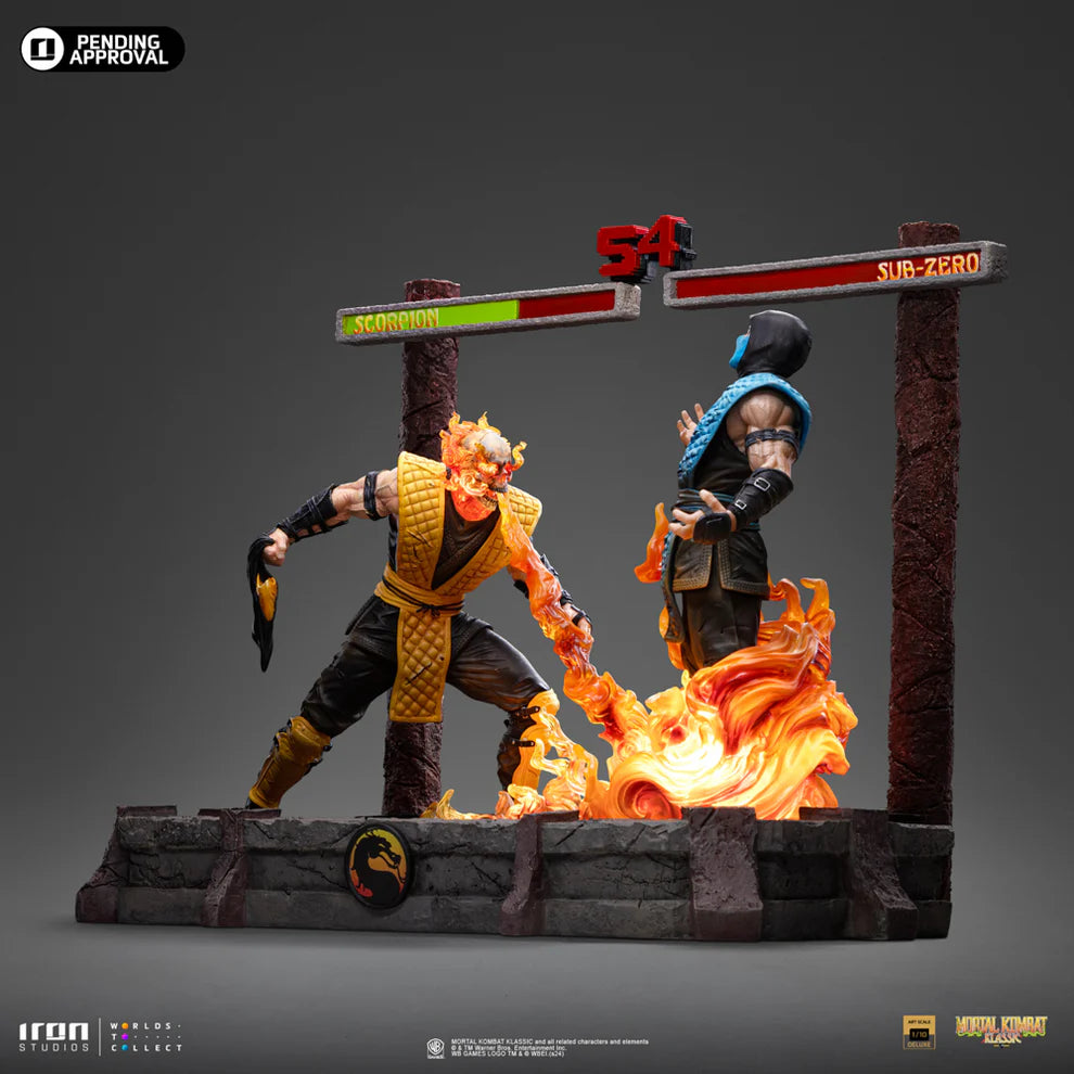 Scorpion vs Sub-Zero - MORTAL KOMBAT - Art Scale 1/10 - Iron Studios