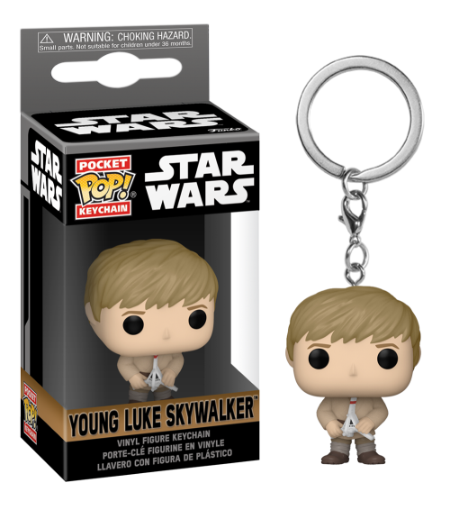 STAR WARS OBI-WAN KENOBI - Llaveros Pocket Pop - Luke Skywalker "Joven"