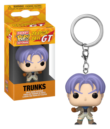 Trunks - Dragon Ball GT - Llavero Pocket Pop ⚔️💜