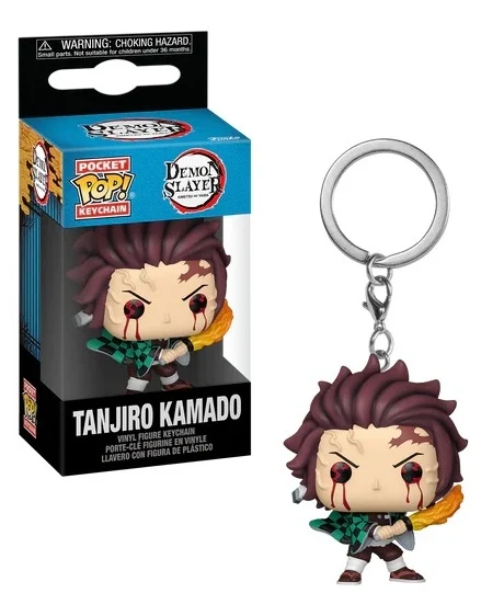 DEMON SLAYER - Llavero Pocket Pop - Tanjiro (Respiración Solar) ☀️🗡️