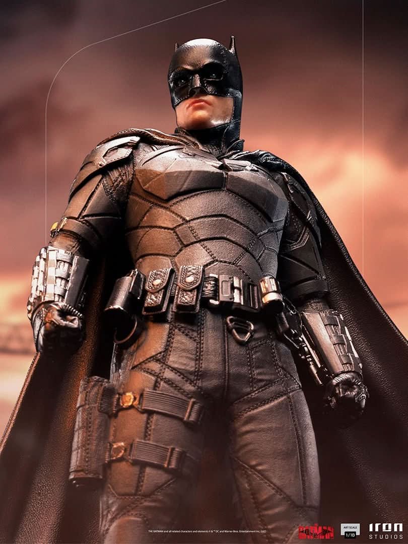 🌃The Batman – Estatua 1/10 Art Scale - Iron Studios - 26cm-DC COMICS🦇