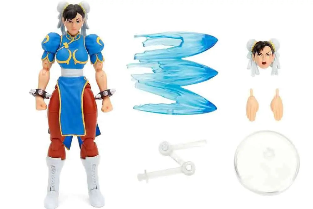 Chun-Li Blue Dress (Deluxe Edition) - STREET FIGHTER 2 - 15cm | Jada Toys