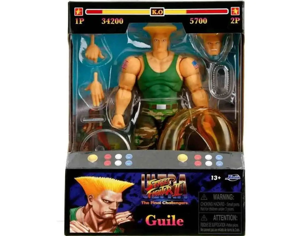 Guile (Deluxe Edition) - STREET FIGHTER 2 - 15cm | Jada Toys