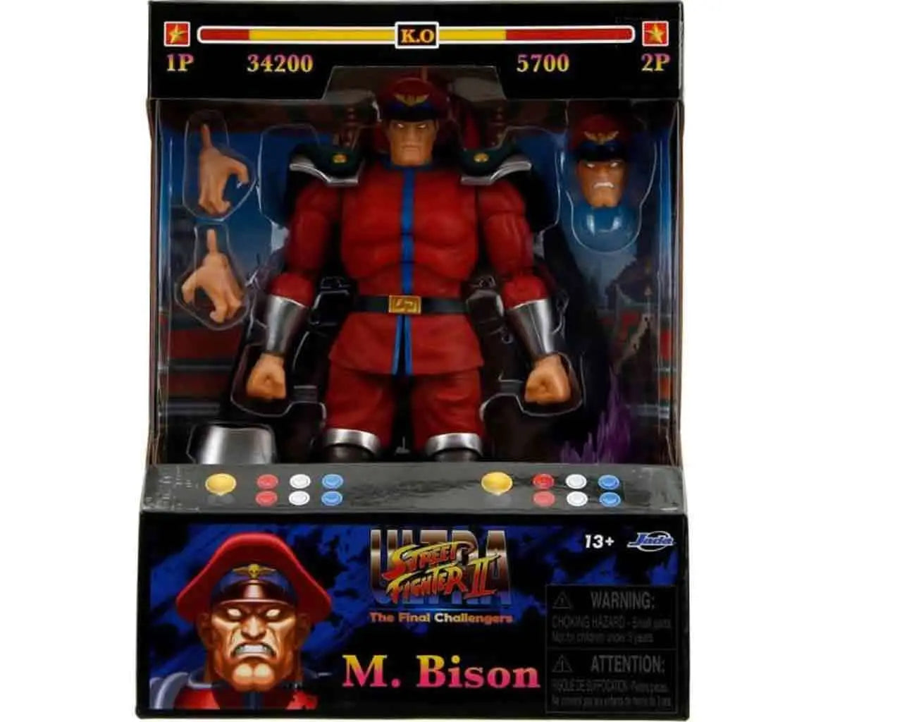 M. Bison (Deluxe Edition) - STREET FIGHTER 2 - 15cm | Jada Toys