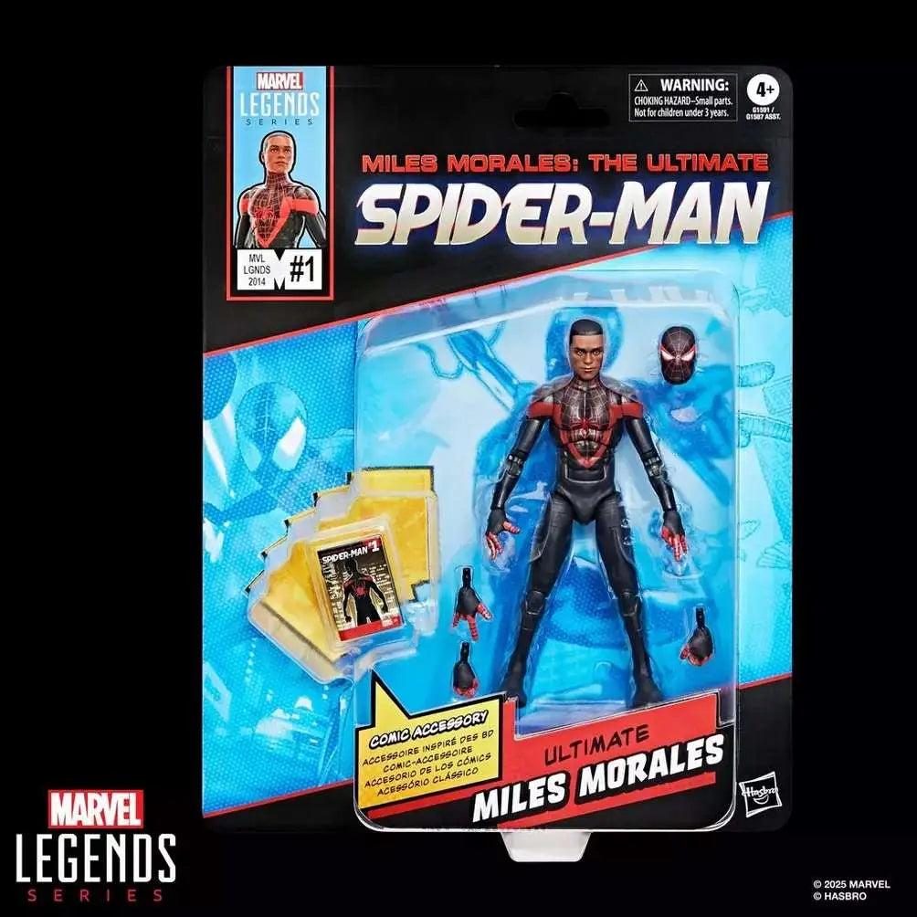 Ultimate Miles Morales Spider-Man (Mini Comics) - MARVEL LEGENDS - 15cm | Hasbro