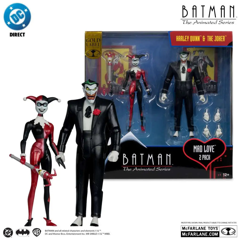 Harley Quinn & Joker Mad Love 2-Pack - DC DIRECT - 15cm | McFarlane Toys
