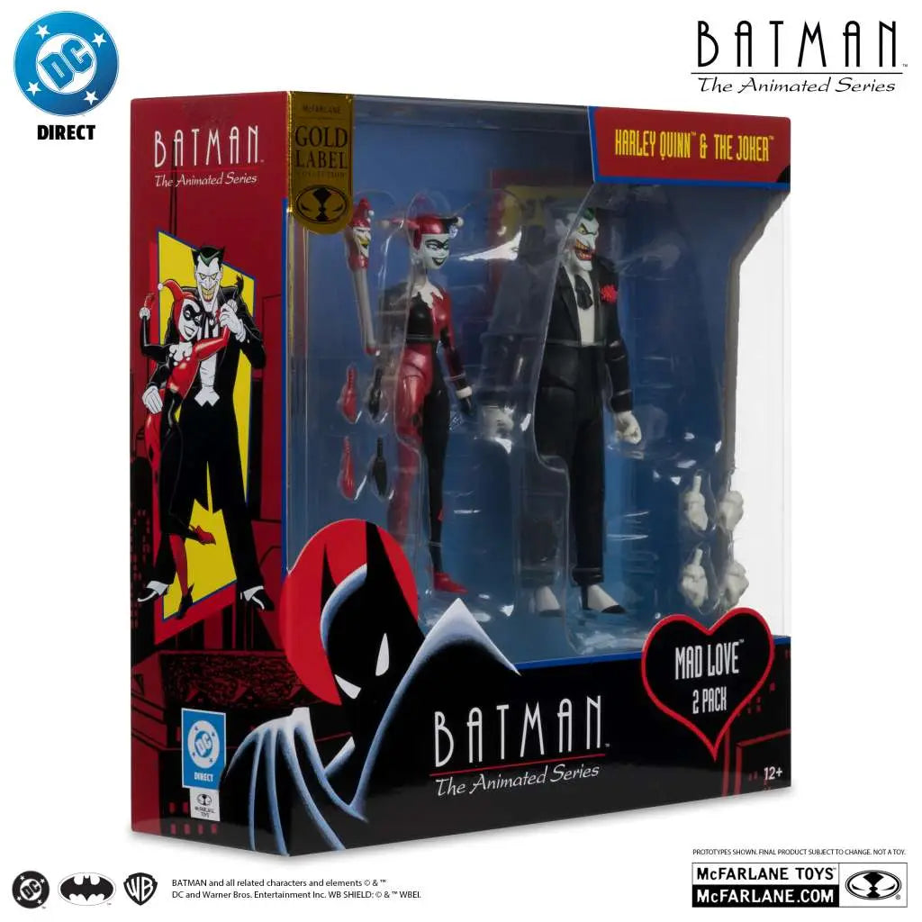 Harley Quinn & Joker Mad Love 2-Pack - DC DIRECT - 15cm | McFarlane Toys