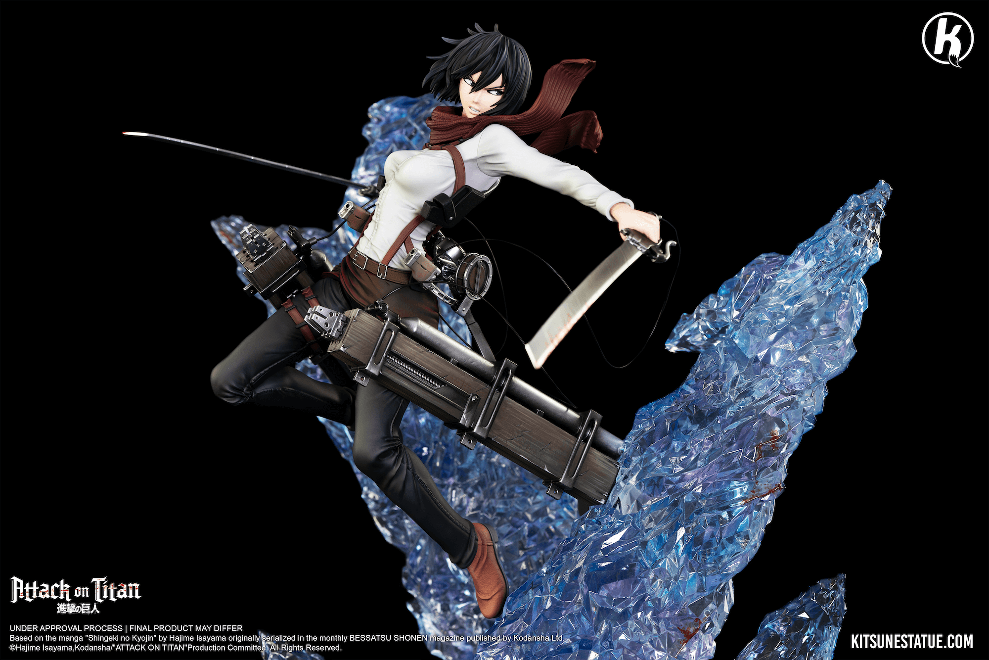 Mikasa Ackerman - ATTACK ON TINTAN - 1/6 Resin Statue | Kitsune Statue