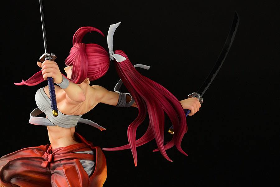 Erza Scarlet Samurai Ver. Kurenai - Fairy Tail - Estatua OrcaToys 43cm ⚔️🌸