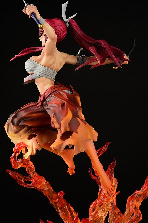 Erza Scarlet Samurai Ver. Kurenai - Fairy Tail - Estatua OrcaToys 43cm ⚔️🌸
