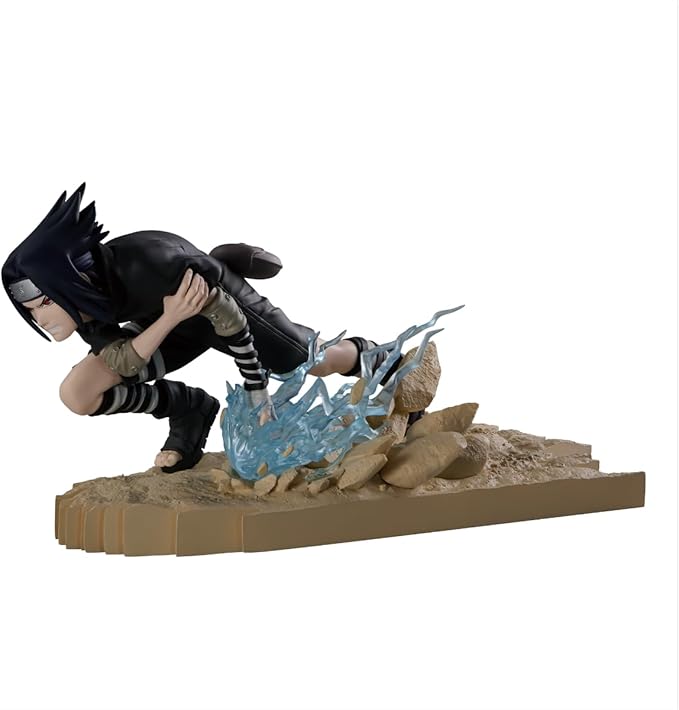 Sasuke Uchiha - NARUTO SHIPPUDEN - Figura de Batalla Combinada 2 de 15 cm