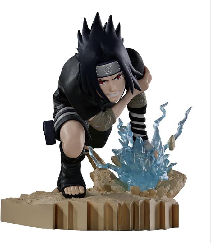 Sasuke Uchiha - NARUTO SHIPPUDEN - Figura de Batalla Combinada 2 de 15 cm