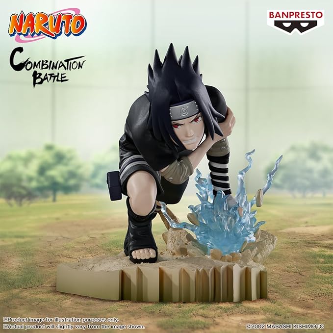 Sasuke Uchiha - NARUTO SHIPPUDEN - Figura de Batalla Combinada 2 de 15 cm