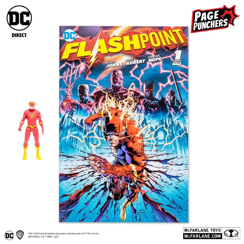 Flash with Comic (Page Punchers) - DC COMICS - 8cm | McFarlane Toys