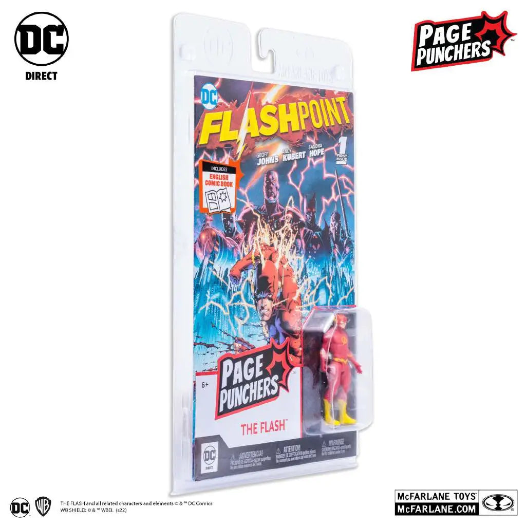 Flash with Comic (Page Punchers) - DC COMICS - 8cm | McFarlane Toys