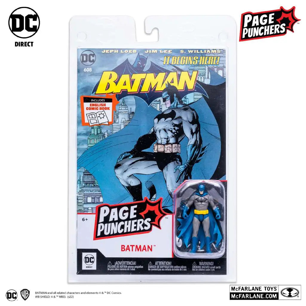 Batman with Comic (Page Punchers) - DC COMICS - 8cm | McFarlane Toys