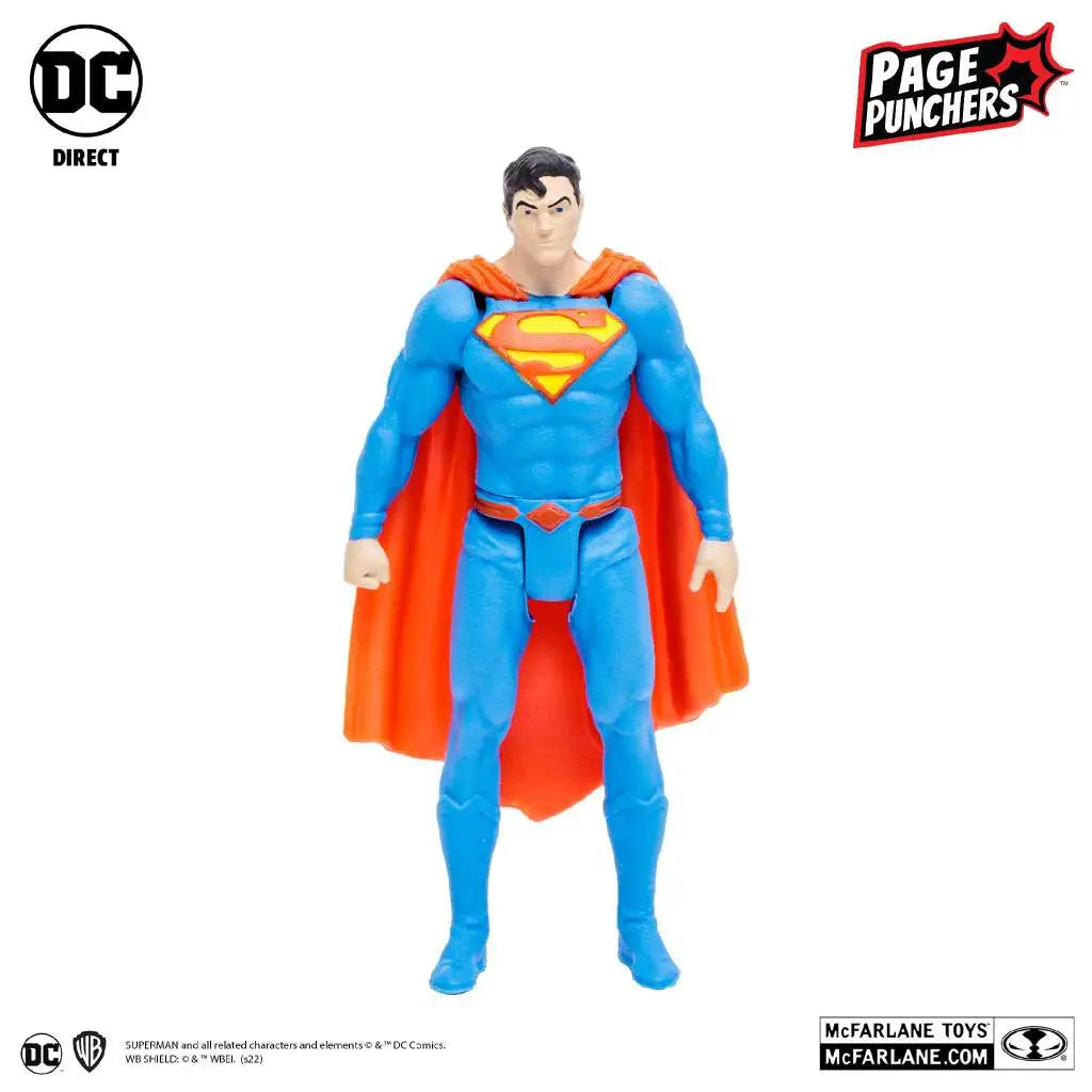 Superman with Comic (Page Punchers) - DC COMICS - 8cm | McFarlane Toys