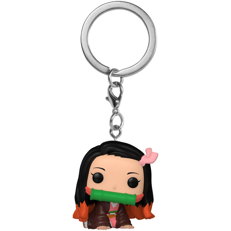 Nezuko Kamado - Demon Slayer Kimetsu no Yaiba - Llavero Pocket Pop 🌸🎋
