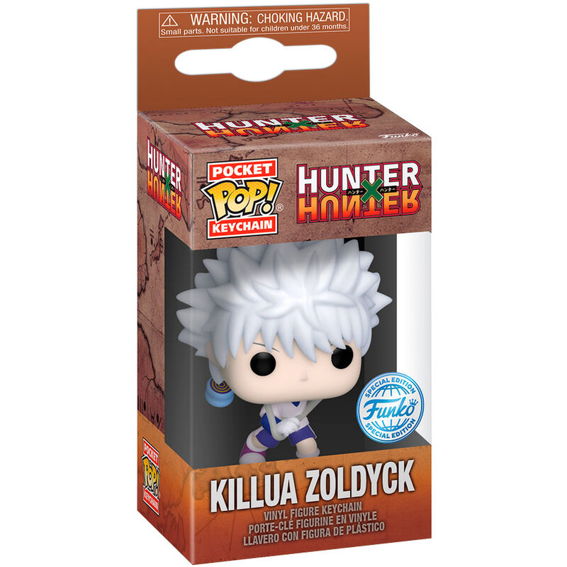 Killua Zoldyck - Hunter x Hunter - Llavero Pocket Pop Exclusivo ⚡️😼