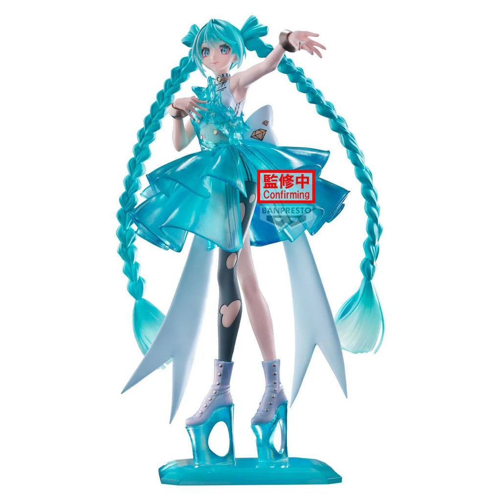 Hatsune Miku EVOLVE Clearluxe Emerald Gem - VOCALOID - 19cm | Bandai Spirits
