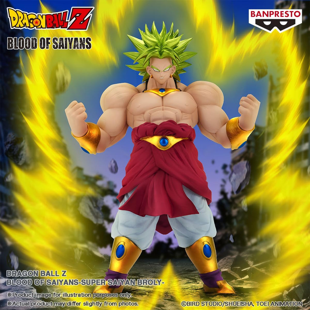 Super Saiyan Broly - Dragon Ball Z: Banpresto - La Sangre de los Saiyajin - 20cm 💥😤