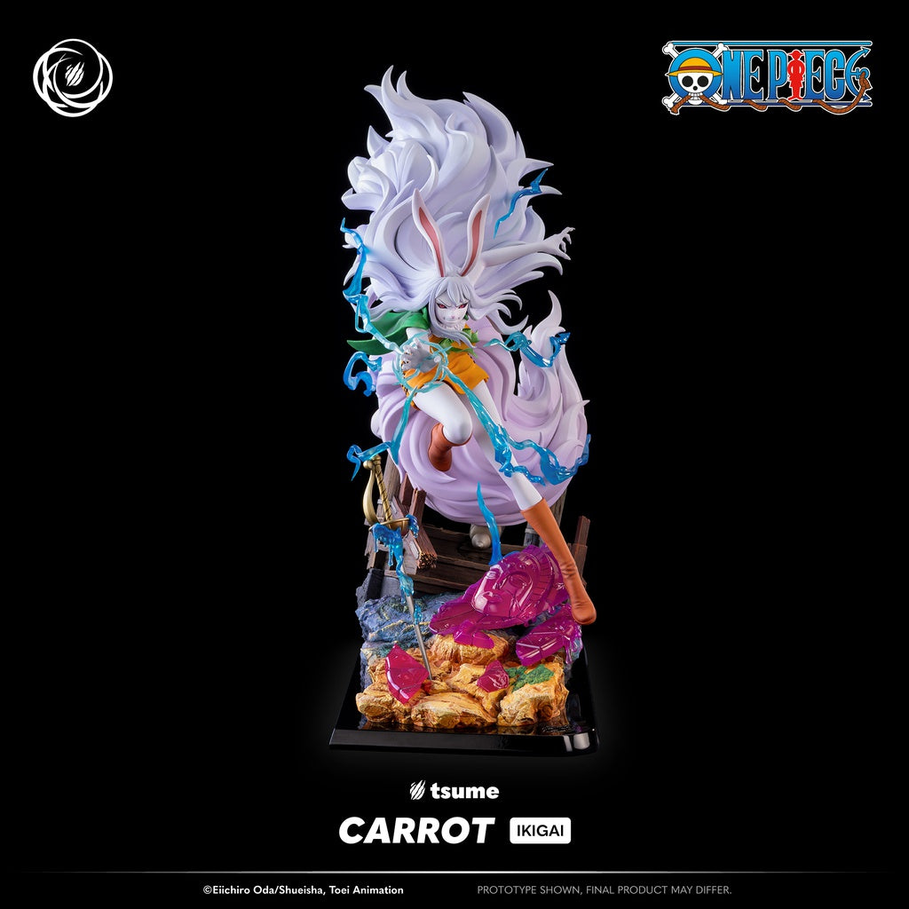 Preorder (Q2-Q3 2026) Carrot (Sulong Form) - One Piece - Ikigai Tsume Art 1/6 Statue (46cm) 🐰🌕(Also in installments! 👇)
