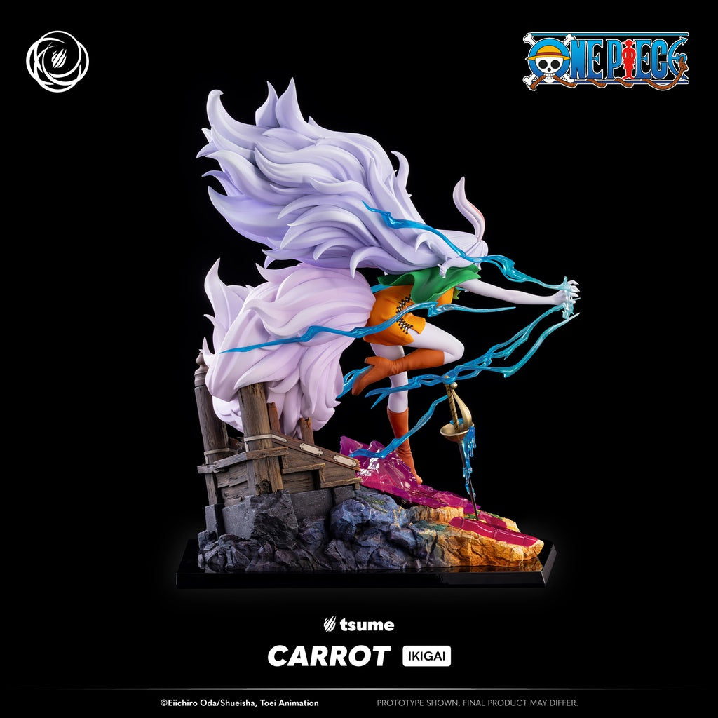 Preorder (Q2-Q3 2026) Carrot (Sulong Form) - One Piece - Ikigai Tsume Art 1/6 Statue (46cm) 🐰🌕(Also in installments! 👇)