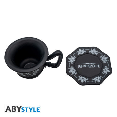 Taza de L - Death Note - Taza 3D con platillo 🕵️‍♂️☕️
