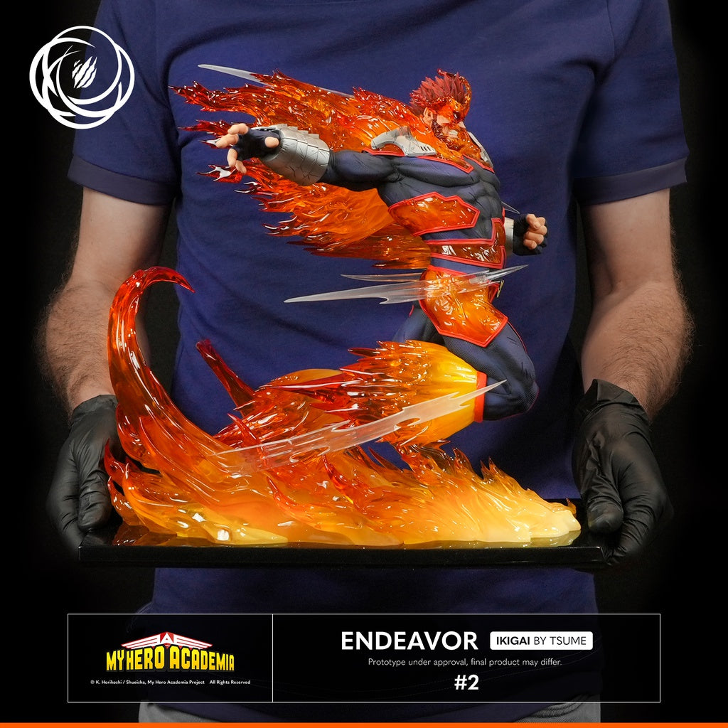 Endeavor - My Hero Academia - Estatua Ikigai Tsume Art 1/6 (52cm) 🔥💥(¡También a plazos! 👇)
