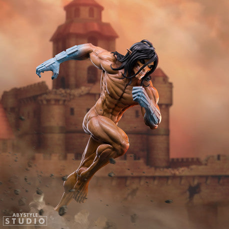 (Pre-venta con entrega: 27/03/2026) Eren Forma Titán - Ataque a los Titanes - Figura 1/10 🔥🦴