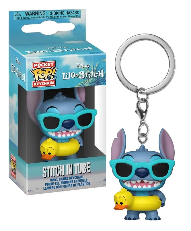 Stitch en el Tubo - LILO & STITCH - Llavero Pocket Pop | Funko