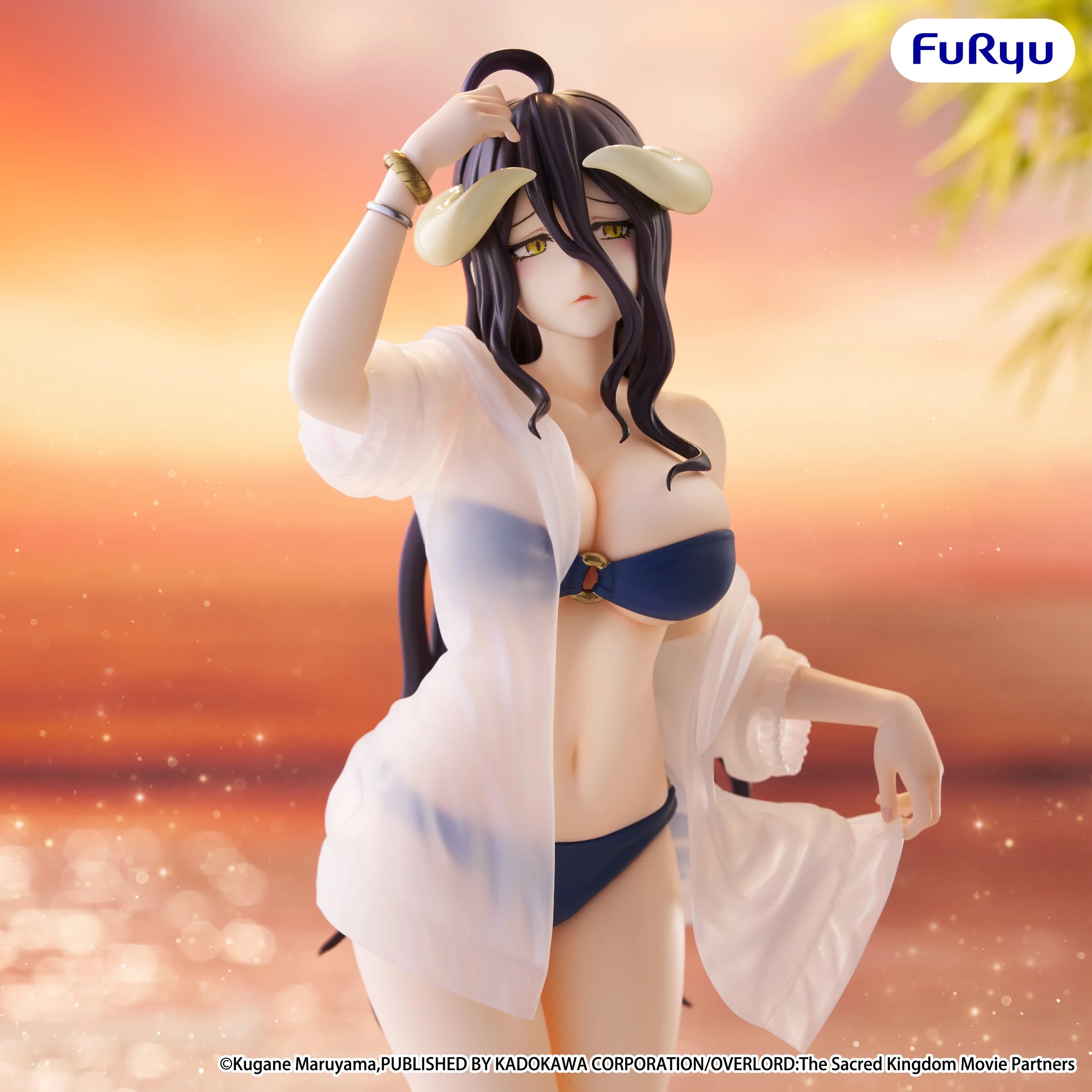 (Pre-order) Albedo "Aqua" - OVERLORD - Muchute 20.5cm | FuRyu