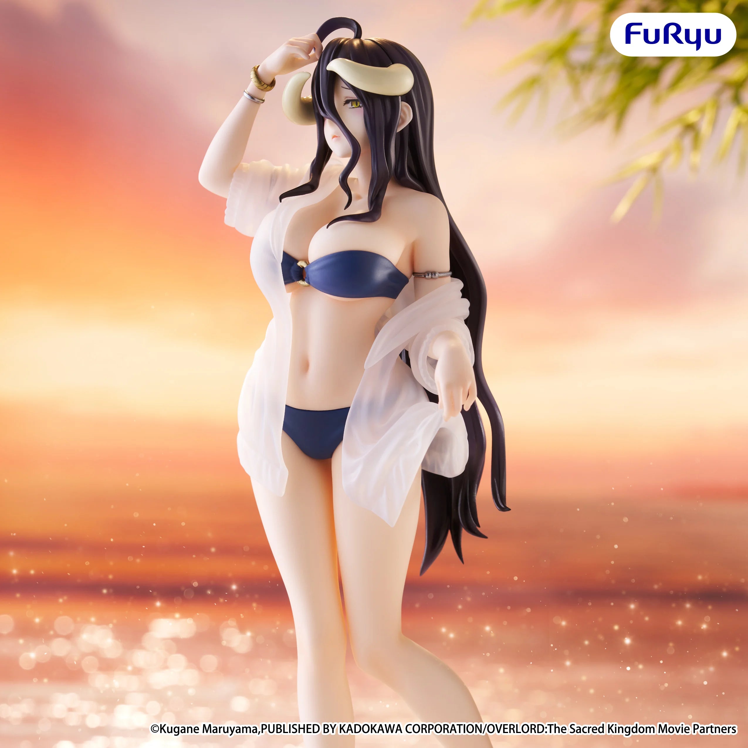 (Pre-order) Albedo "Aqua" - OVERLORD - Muchute 20.5cm | FuRyu