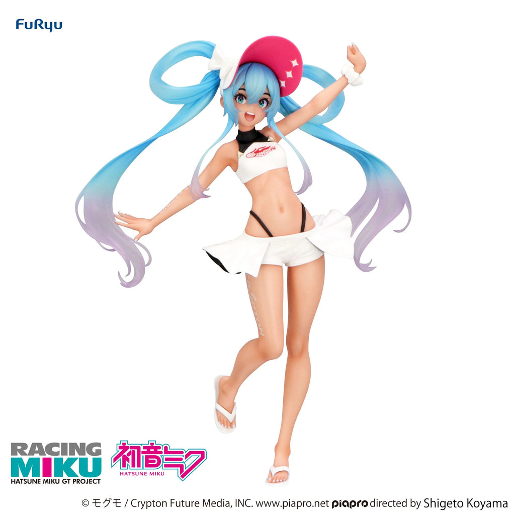 Racing Miku 2024 Summer - Hatsune Miku - Estatua Trio-Try-It 21cm 🏎️☀️