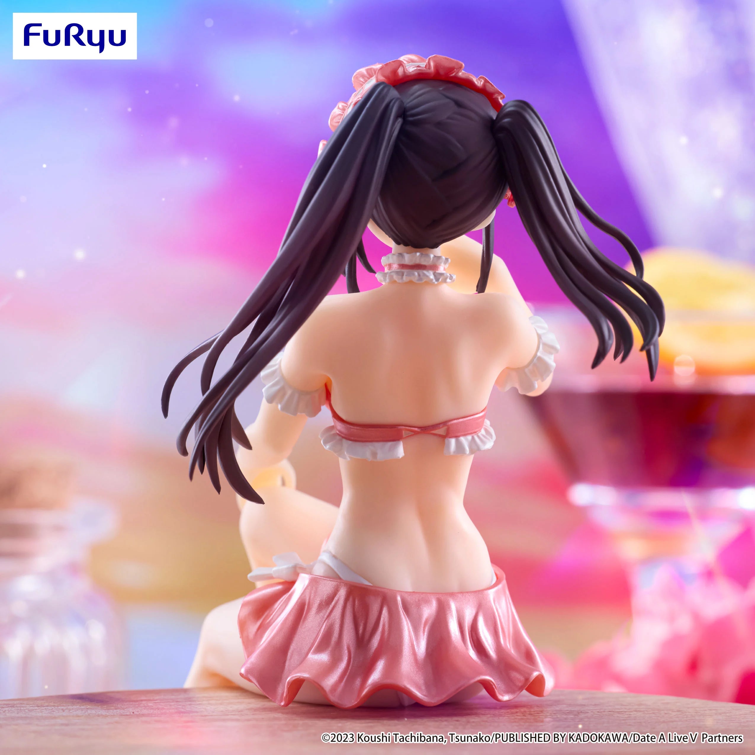 (Pre-pedido entrega estimada 03/2026) DATE A LIVE V - Kurumi Tokisaki - Estatua Noodle Stopper 15cm ⏳🌑