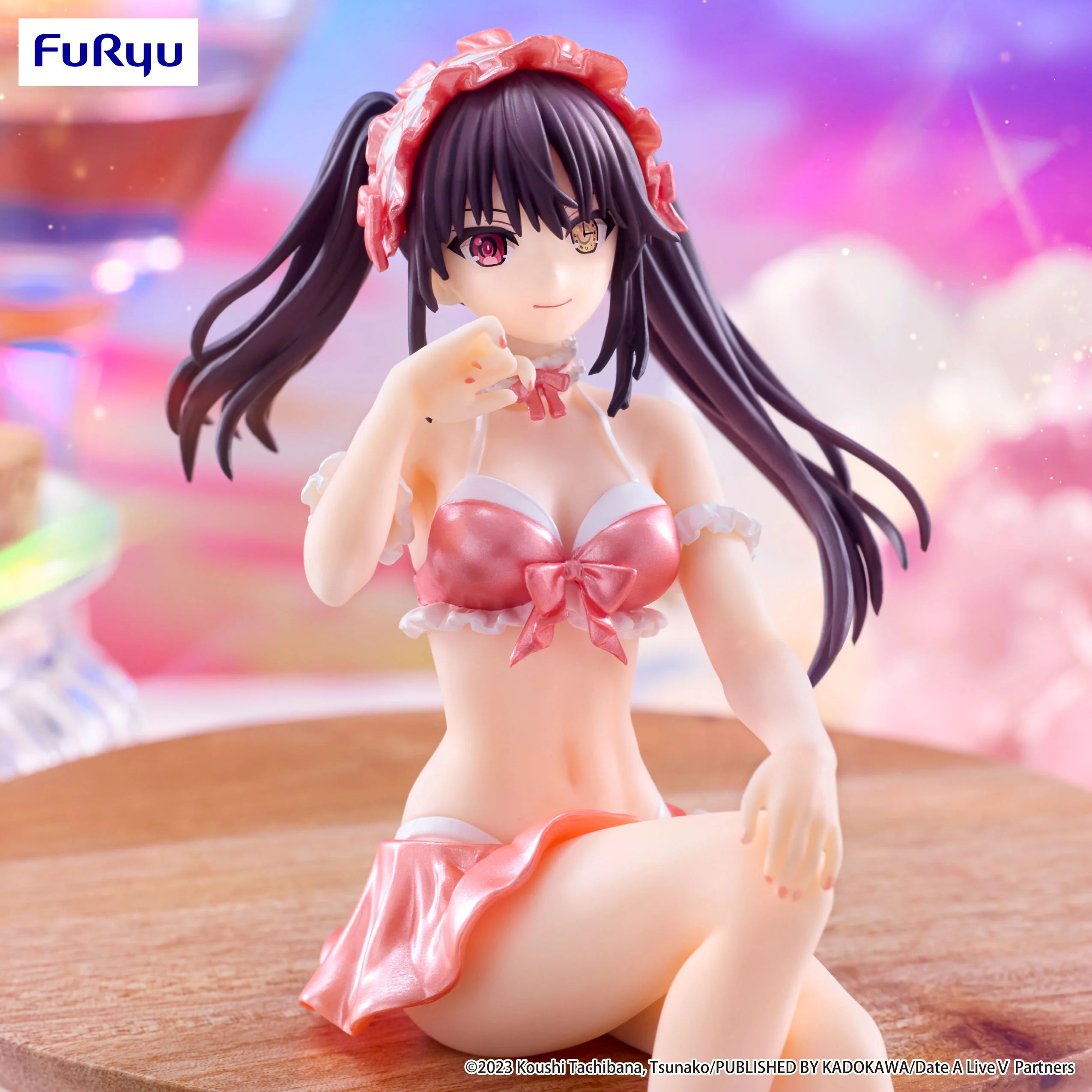 (Pre-pedido entrega estimada 03/2026) DATE A LIVE V - Kurumi Tokisaki - Estatua Noodle Stopper 15cm ⏳🌑