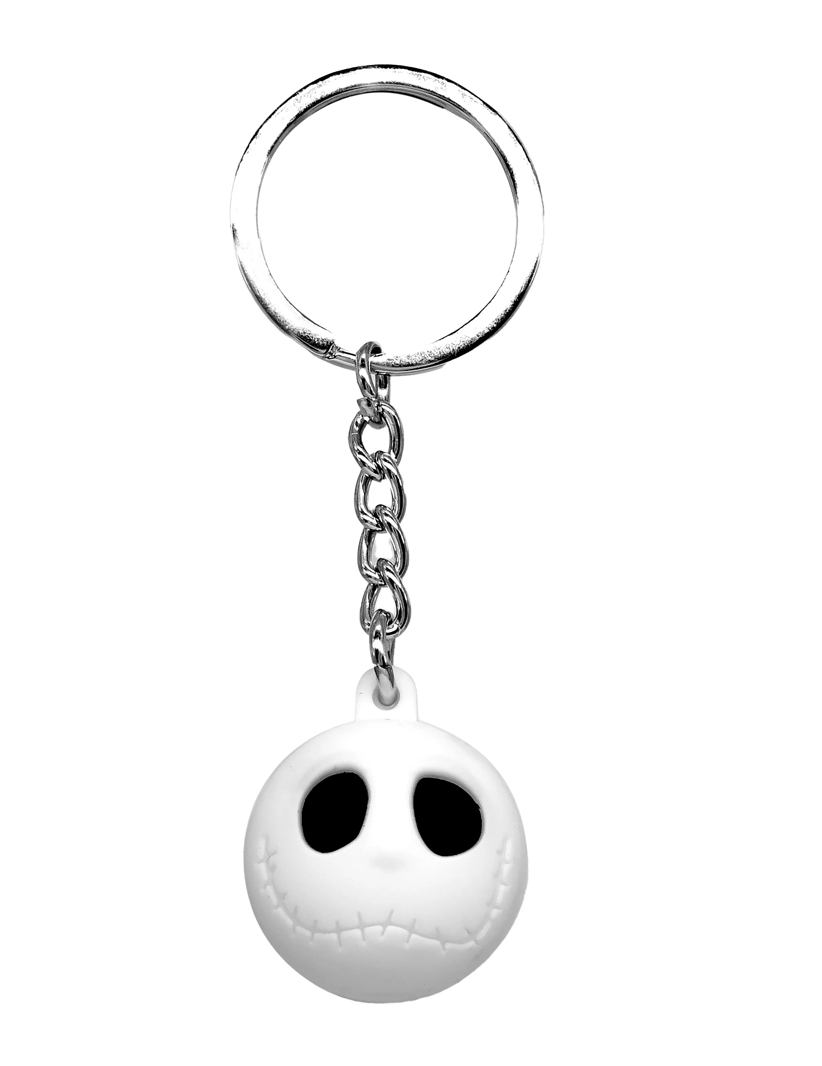 Jack Skellington Icon Ball Keychain - NIGHTMARE BEFORE CHRISTMAS - Monogram