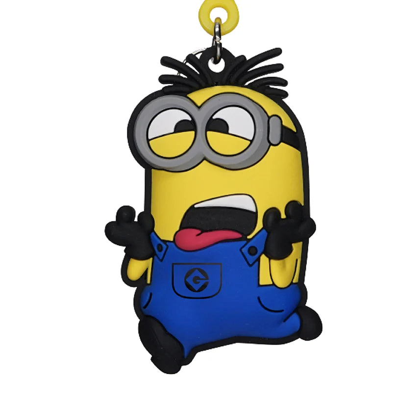 Bob Soft Touch Bagclip Keychain - MINIONS - Monogram - portachiavi