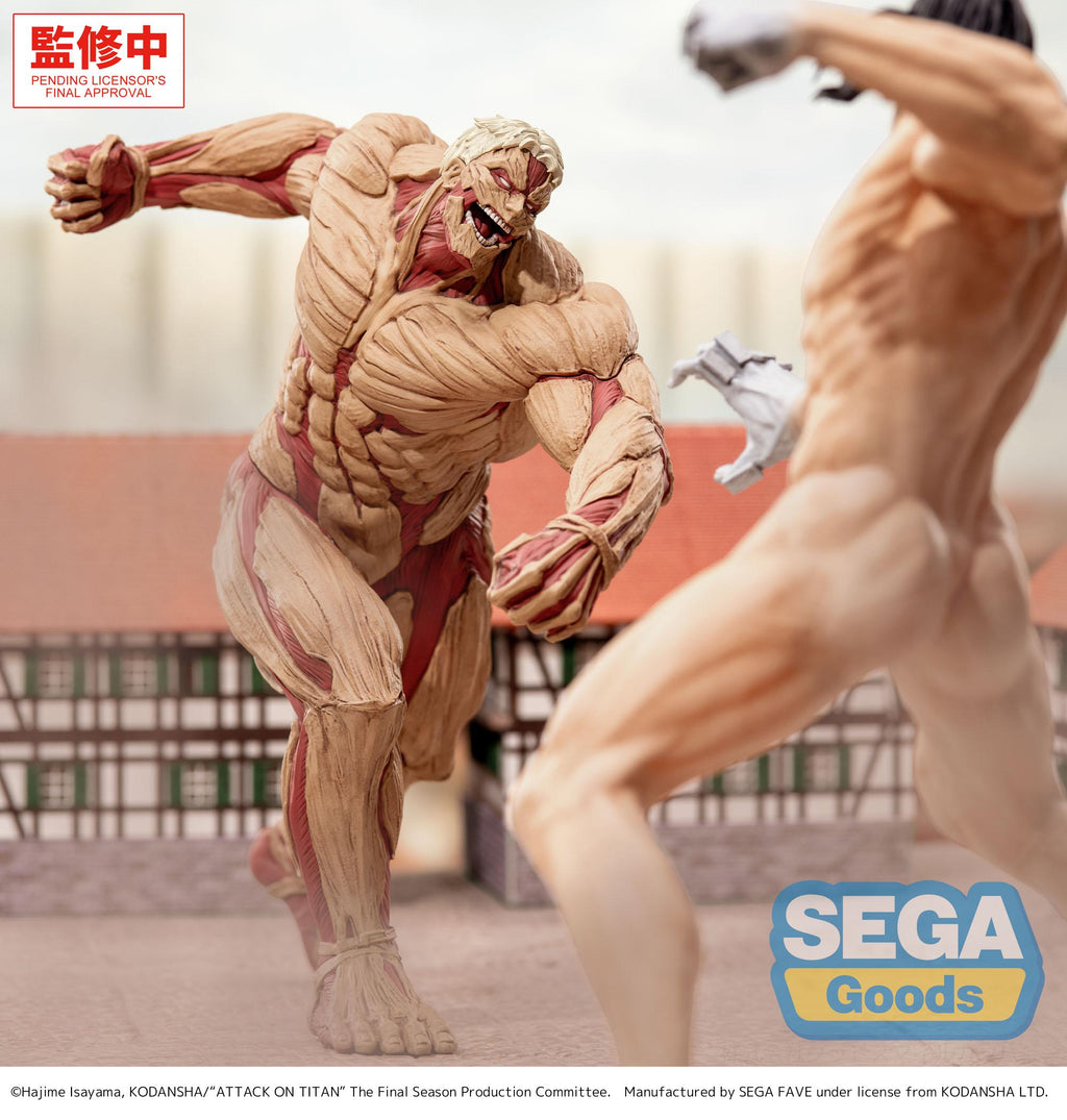 (PREORDINE) Reiner "Armored Titan" (GigantiX Figure) - ATTACK ON TITAN - 25cm | Sega Goods
