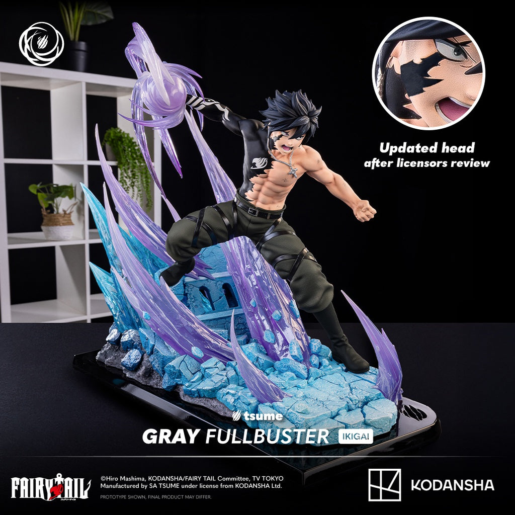 (Pre-order) Gray Fullbuster - Fairy Tail - Ikigai Tsume Art 1/6 Statue ❄️🧊 (Installments available! 👇)