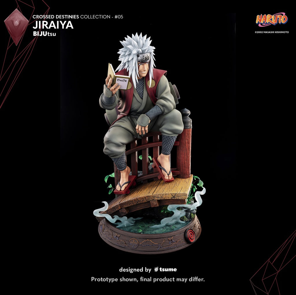 🐸(Reserva Entrega estimada T3/26-T4/26) Jiraiya-Estatua Bijutsu-Naruto-Tsume Art📜