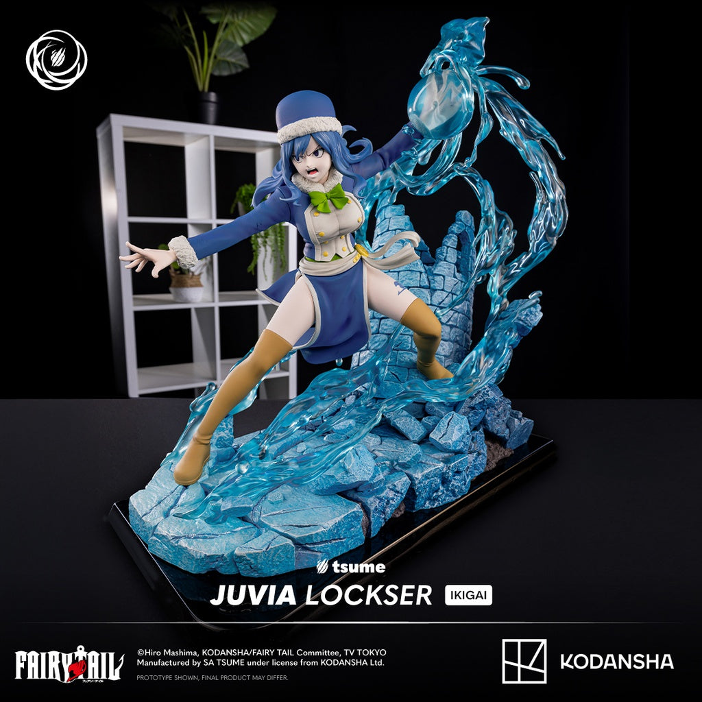 (Pre-order) Juvia Lockser - Fairy Tail - Ikigai Tsume Art 1/6 Statue 💧💙 (Also available in installments! 👇)