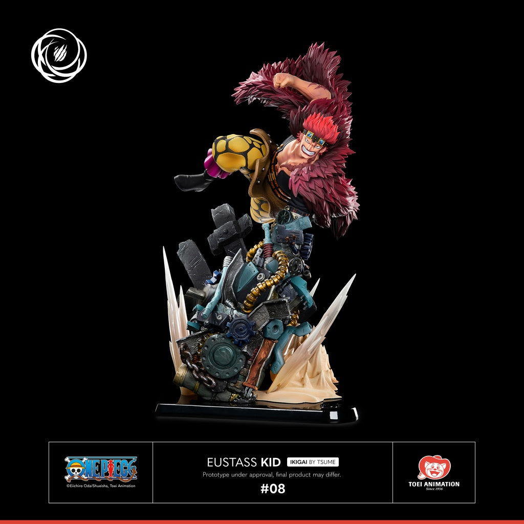 Eustass "Capitán" Kid - ONE PIECE - Estatua de Poliresina 1/6 - Tsume Art Ikigai